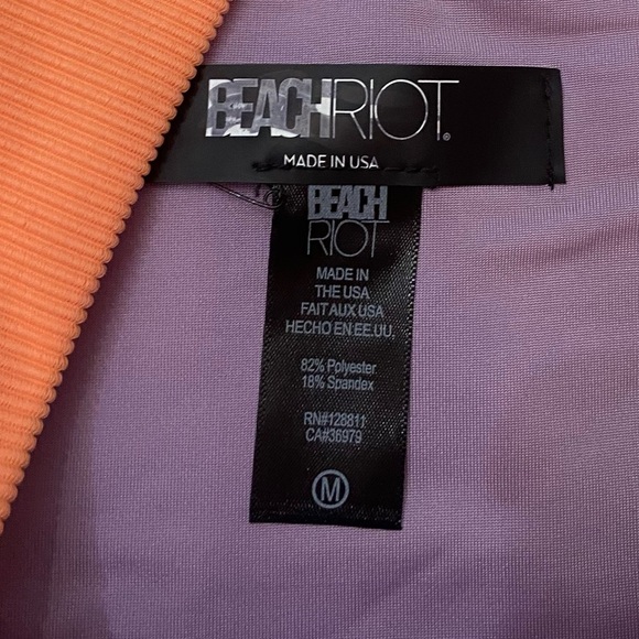 New! Beach Riot Emmy Purple Sundazed colorblock Bikini Bottom 3925 - Picture 4 of 10